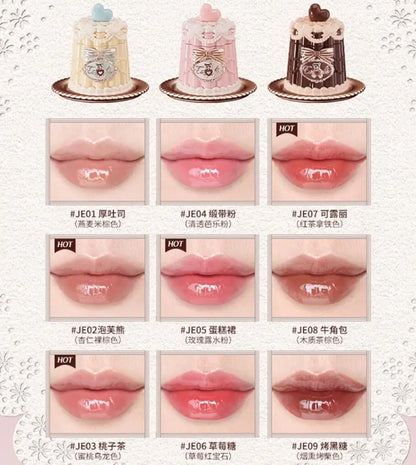 Flower Knows SWEETIE BEAR Makeup Box Gift Set All In One Perfume Shimmer Eye Shadow Palette Blush Lip Jelly Box 10 PCS