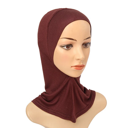 Underscarf Inner Cap Bone Bonnet Hijab Turban Modal Stretch Full Cover Neck Muslim Women Ninja Hat Headscarf Wrap Islamic Amira
