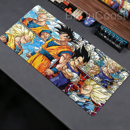 Anime Dragon Ball Mouse Pad Large PC Rubber Mousepad Gamer Mouse Mat Desk accessories Gaming Keyboard Mats Office Computer Pads