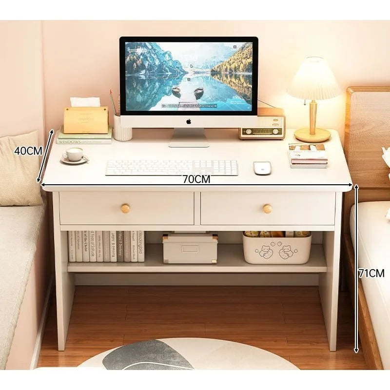 Corner Computer Desk Corner Desk Home Study Table Bedroom Girls Dresser Bookcase Integrated Desk