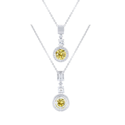 TY 5CT DColor Moissanite 925 Sterling Silver Pendant Necklace Fine Jewelry Necklace Women Fashion Accessories For Party Wedding