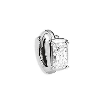 Aide 1PC 925 Sterling Silver INS Zircon Diamond Stud Earring Stud, Suitable For Women Daily Wear, Wedding Party, Valentine's Day