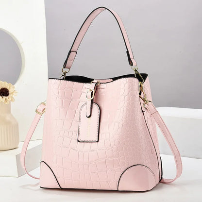 Retro PU Leather Purses and Handbags 2025 Shoudler Bags for Women Luxury Designer Women Crossbody Bucket Bag Sac A Main