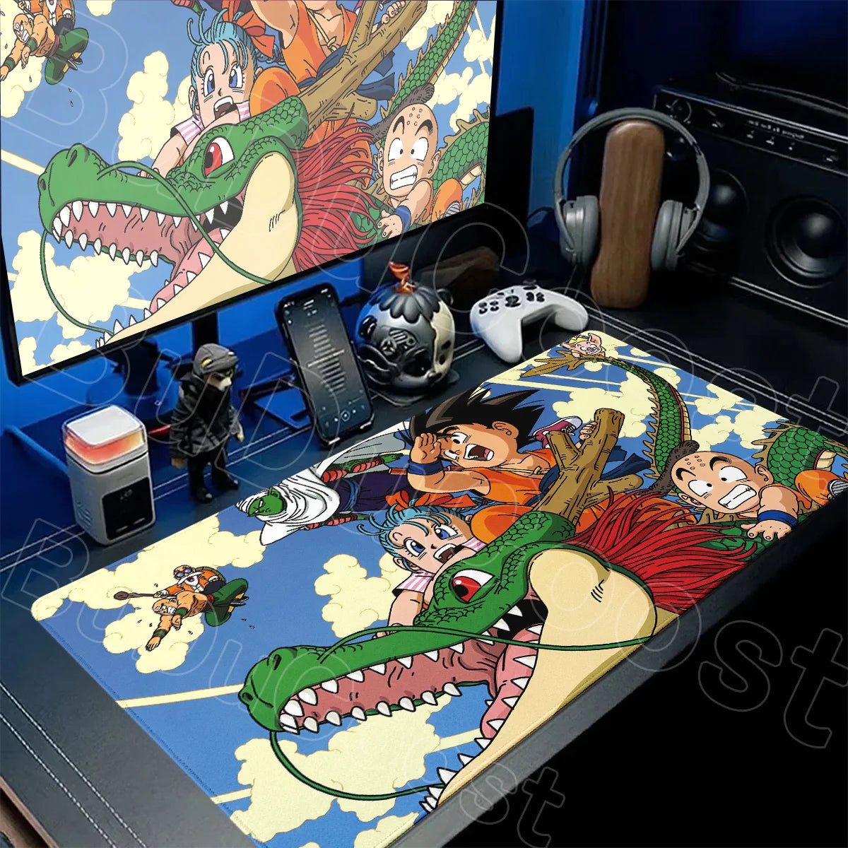 Dragon Ball Goku Anime Rubber Mousepad Speed XXL Gamer Laptop Stitch Edge Keyboard Mat Washable Durable Office Desk Pad Boy Gift