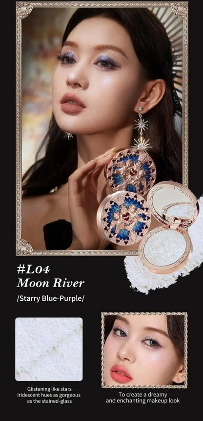 Makeup Set Flower Knows Shell Pearl Bunny Garden Setting Powder Lip Gloss Blush All In One Baking Powder Glitter Highlighter Kit
