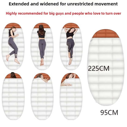 Wider Waterproof Down Sleeping Bag 225CM*95CM for Winter Cold Weather -25~0 ℃ Camping Hiking Backpacking with Compression Sack