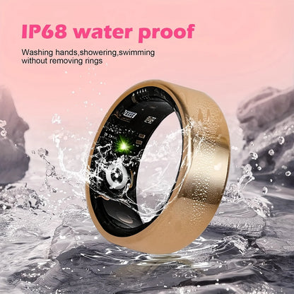 2026 Upgraded Smart Rings for Men Women, Health Monitoring Ring, Fitness Tracker with Sport Mode, Pedometer, Sleep, Step, IP68 Fitness Ring, Outdoor Activity Tracker Ring for Android for IPhone - Gifts for Him/Her