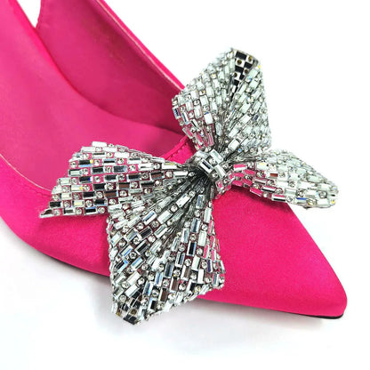 Excellent Italian Hollow Design Women Shoes Matching Bag in Silver Color Mature African Ladies Comfortable Sandals for Party