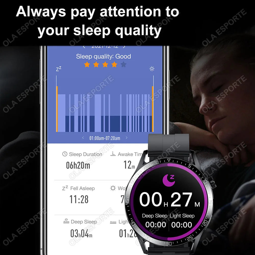 2025 New Smart Watch Men Women GPS 1.36'' AMOLED Touch Screen Smartwatch Heat Rate Monitor BT Call Sport Smart Watches Men Women