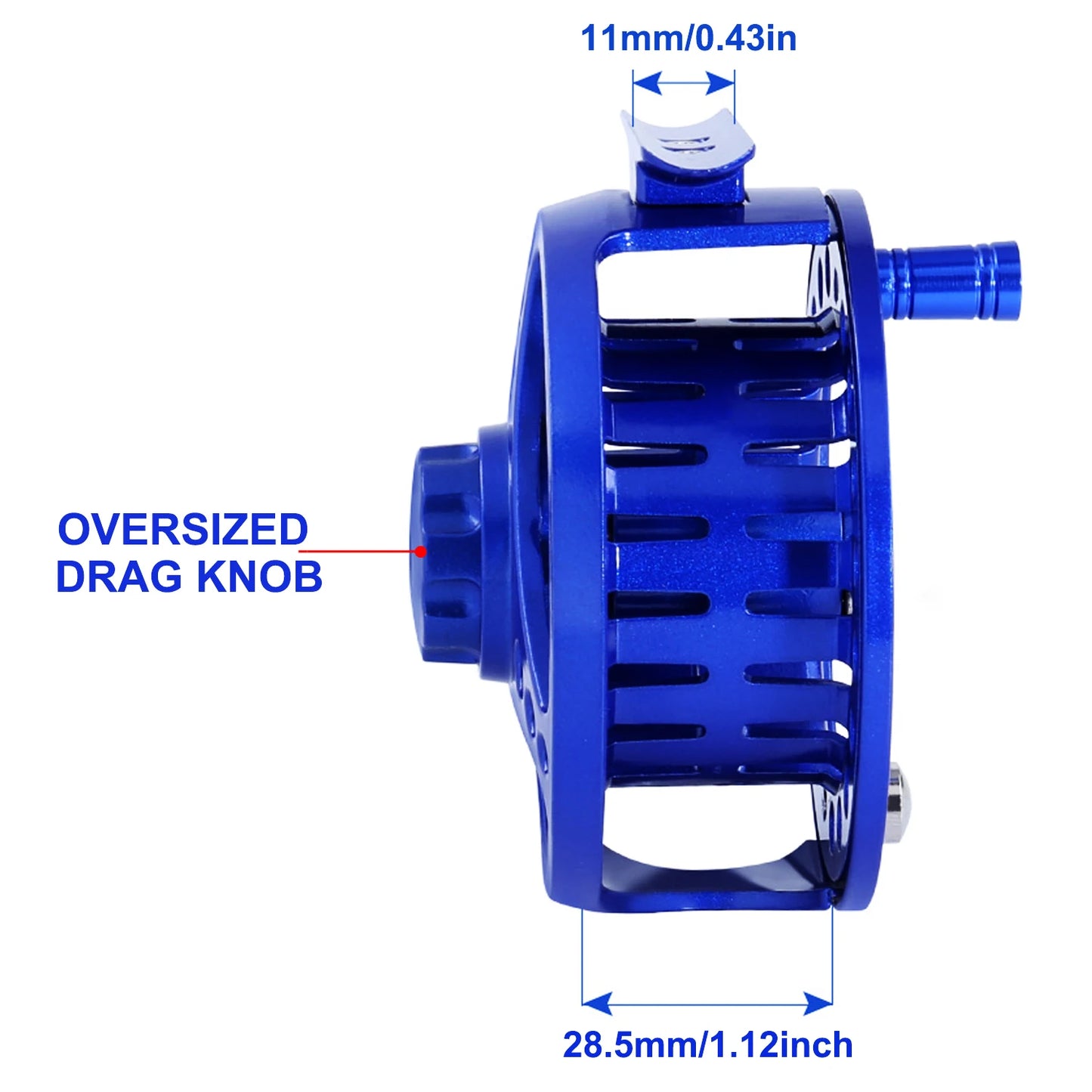 Fly Fishing Reel Aluminum Alloy 3/4 5/6 7/8 WT 2+1BB Interchangeable For Saltwater And Freshwater Fly Wheel Fishing Accessories