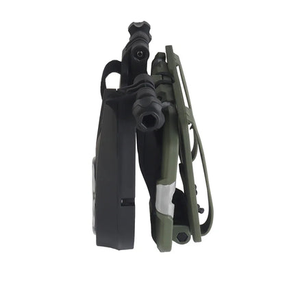 Tactical Militar Outdoor Survival Compass for MOLLE Mobile Phone Holder Navigation Board Foldable Admin Panel Hunting Vest Gear