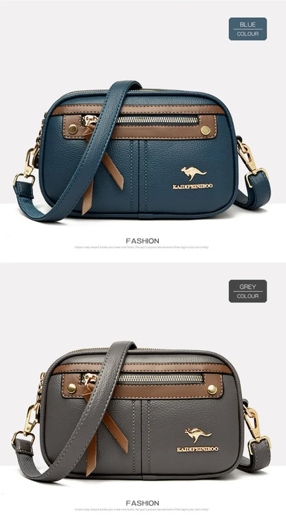 Genuine  3 Layers Luxury Designer Purses and Handbags Women Bag High Quality Leather Shoulder Sac  Bags for Women 2024Sac A Main