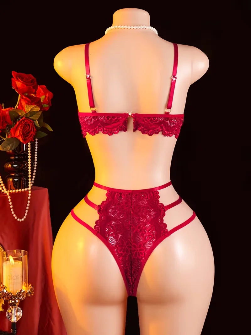 Sexy Lingerie Bodysuit Summer New Style Womens Underwear Sheer Temptation Lace Pure Desire Romantic Exclusively For Date Nights