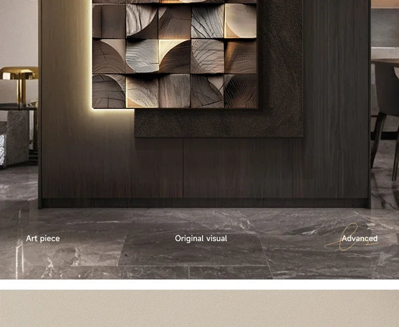 Led Geometric Wall Lamp Italy Designer Square Mounted Sconce For Living Room Resturant Background Wall Decoration Hall Way Light