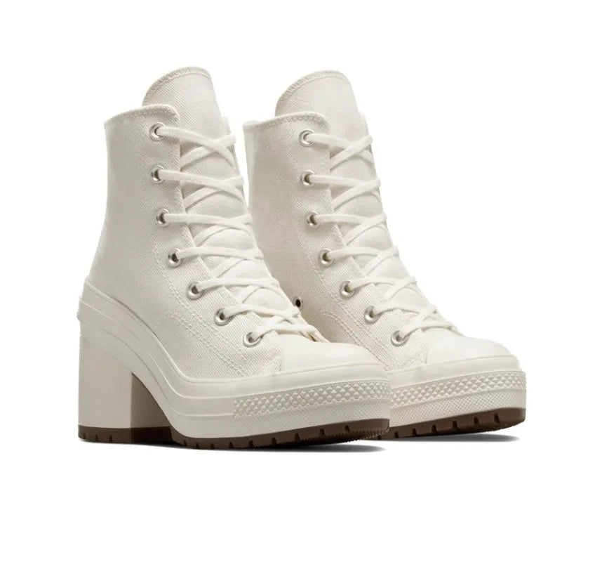 Women Platform Sneakers Luxury Brand Women Boots Fashion Outdoor Skateboard Shoes Women High Top Canvas Sneaker Plus Size 36-42