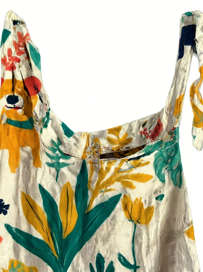 Cute Puppy Print Women's Jumpsuit, Breathable Cotton-Like Jumpsuit