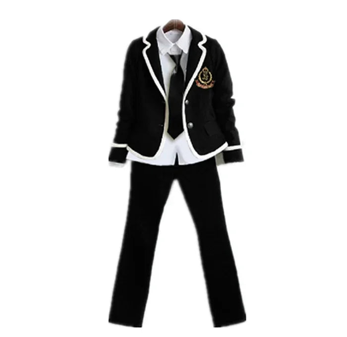 Junior High School Boys Long Sleeve Chorus School Uniform Set Student JK Style Japan South Korea Inspired Uniform for Students
