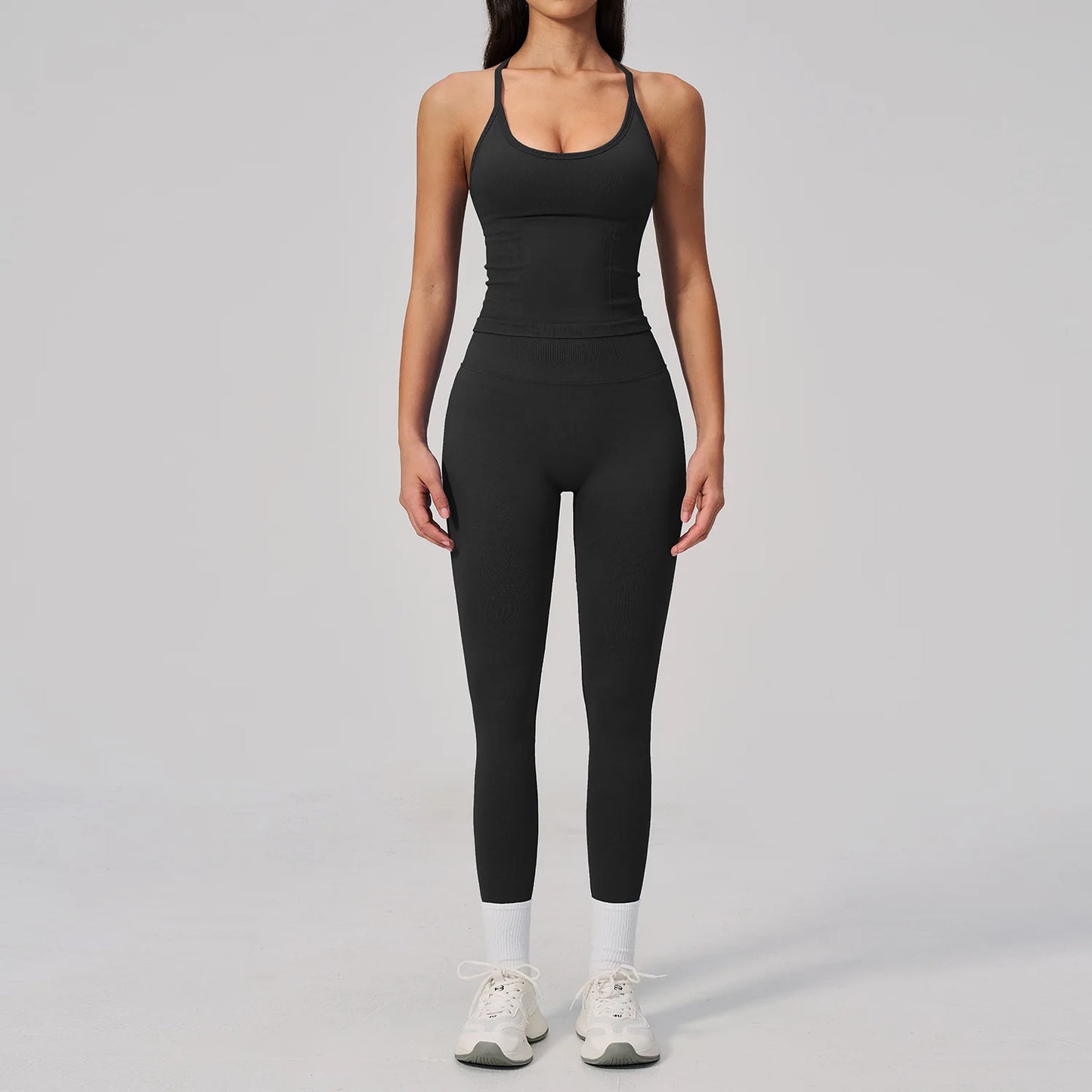 Fitness Suit 2PCS Women's Tracksuit Yoga Set Sports Outfits Gym Clothes Running Push Up Sportswear Female Workout Yoga Clothes