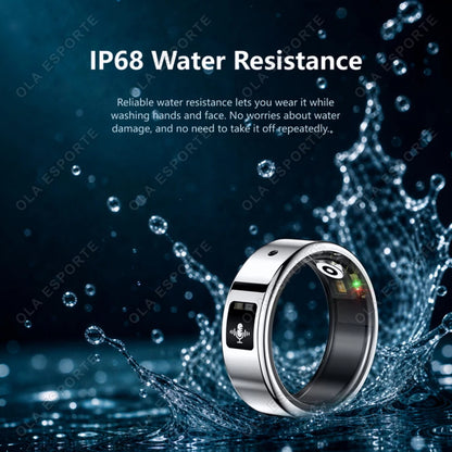 New AI Recording Smart Ring 2026 Heart Rate Health Monitoring Gesture Control AI-Translation Waterproof Multiple Sport Smartring