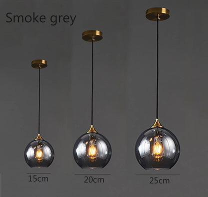 Dropshipping Glass Pendant Lights Modern Living Room Restaurant Kitchen Fixtures Pendant Lamp Home Decor Lamps Bedroom Luminaria