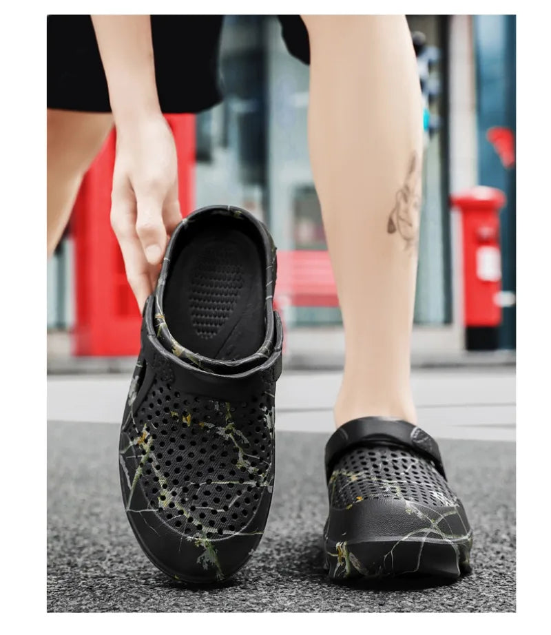 Plus Size 46 47 Summer Sandals for Men and Women Breathable EVA Beach Slippers Men Clogs Men Flip Flops Comfort Men Casual Shoes