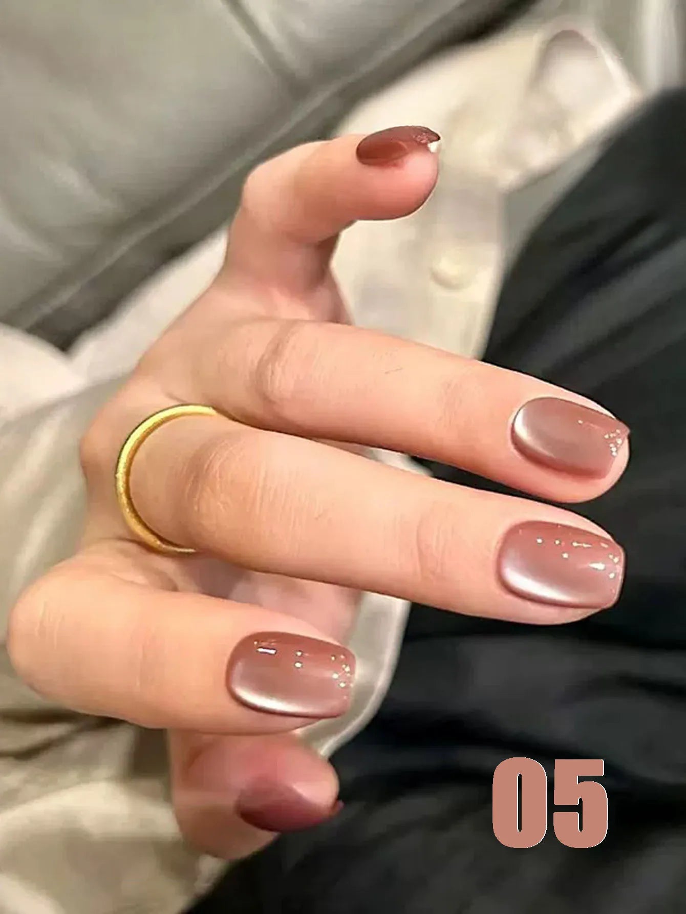 MIANEL 12ML Hit Product Gold Amber Cat Eye Gel Nail Polish 2026 New Blue Glass Beads Cat Eye Gel Nail Green Nails 1-21pcs