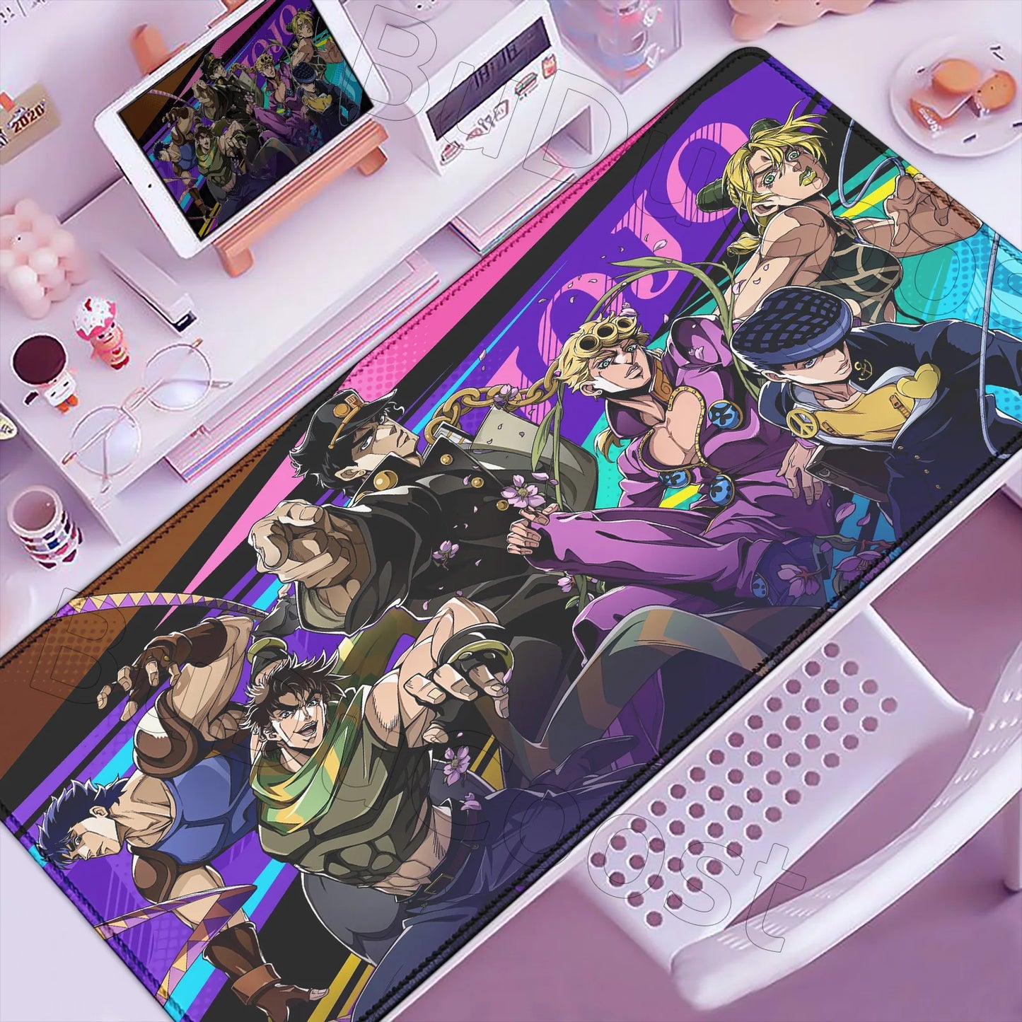 HD J-Jojo B-Bizarre A-Adventure Mouse Pad Gaming 900×400mm Mousepad Xxl Mouse Mat Offices Accessories Keyboard Pad Computer Desk
