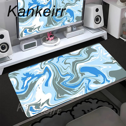 90x40cm Non-Slip Rubber Gamer Mouse Mat Gaming Mouse Pad Strata Liquid Desk Mat XXL Computer Keyboard Table Pad Large Mousepad