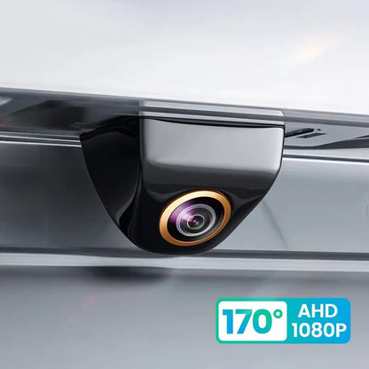 Golden Fisheye Lens Car Rear View Camera 170° Full HD Night Vision Reverse AHD Waterproof Metal Body Vehicle Parking Camera