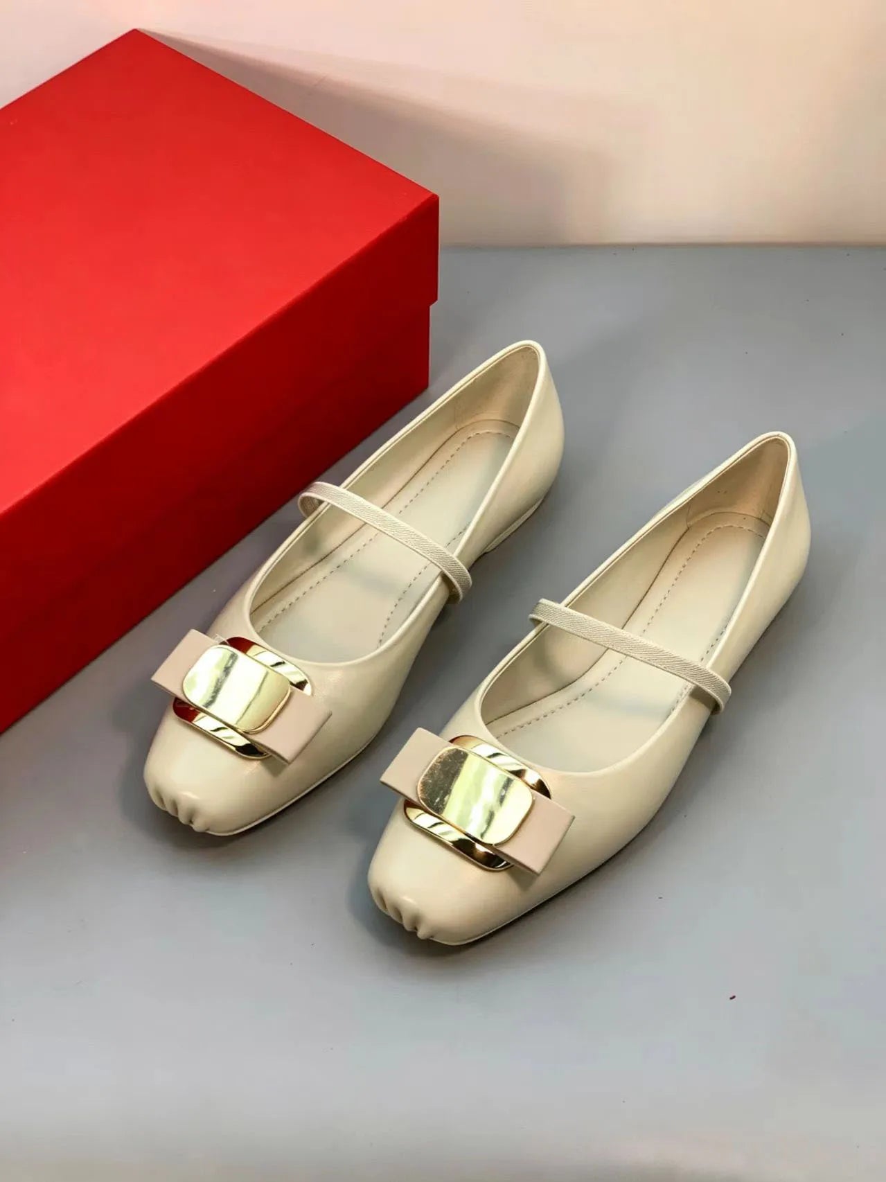 Women's Mary Jane Ballet Flats Bow Shoes
