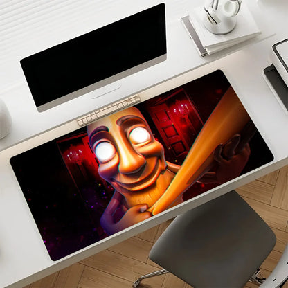 Cartoon Italian Brainrot  Mouse Pad Non-slip Rubber Computer Mat Gamer Balance Decoracion Deskmat Laptop Office Large