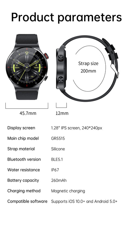Originl Smart Watches Men NFC Bluetooth Call Fitness Clock Waterproof Sport Watch Wrist Smartwatch for Women Android Phones 2026