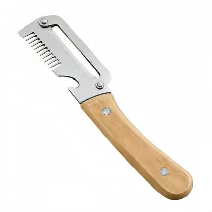 Kitchen Fruit Vegetable Processing Tool Peeler Stainless Steel Paring Knife Ergonomic Handle Portable Gadget for Daily Cooking