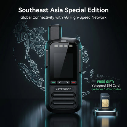 Walkie Talkie  POC Radio 100KM  Handheld Network  SOS Function Global 5000KM 3G 4G POC