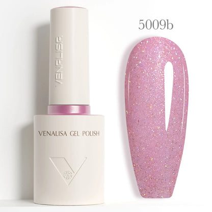 Venalisa 10ml HEMA TPO Free Red Cat Eye Gel Polish Soak Off UV LED Magnetic Nail Polish Diamond Top Long Wear Gel Varnish