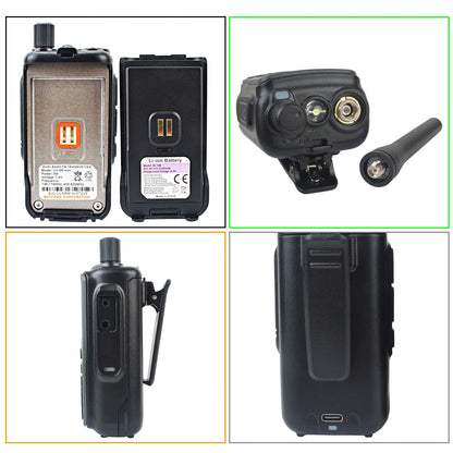 2PCS/Pack Baofeng UV-5R Mini Dual Band Dual PTT Walkie Talkie 5RMINI Air Band Rx 5W Compact  VOX FM Amateur Radio Type-C Charge