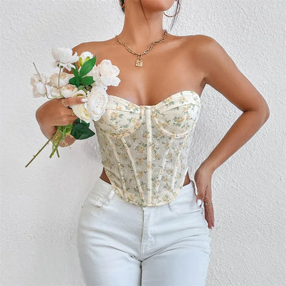 Sexy Summer Cropped Shirt Women Corset Camis Club Shaper Ladies Crop Tops Ropa Blusas Tank Top Woman Clothing Camiseta Mujer