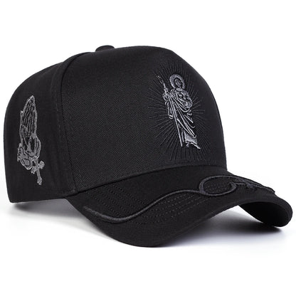 Unisex MA Letter Embroidery Baseball Caps Spring Autumn Outdoor Adjustable Casual Hats Sunscreen Hat Sports Cap