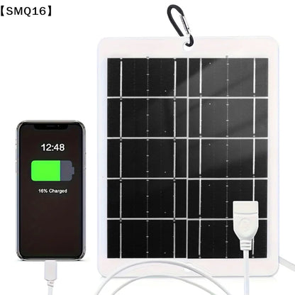 Solar Panel Portable For Fast Phone Charging,Outdoor Mini Solar Charger Outdoor Portable Solar Cell Plate【SMQ】