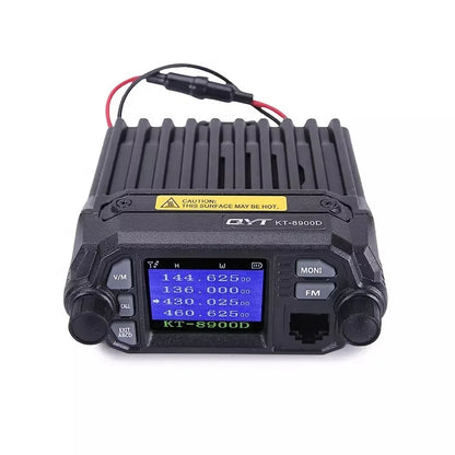 QYT KT-8900D 25-Watt Walkie Talkie Dual Band VHF/UHF 136-174/400-480MHz Quad Watch Car MINI Mobile Radio