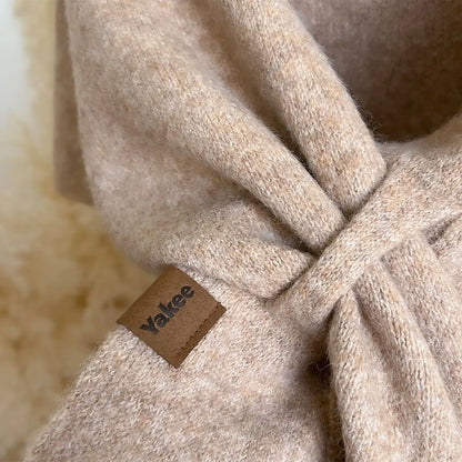 Autumn and Winter Korean Version New Women's Neck Wrap Wool Blended Triangular Shawl Female Thickened With Knitted Warm Shoulder