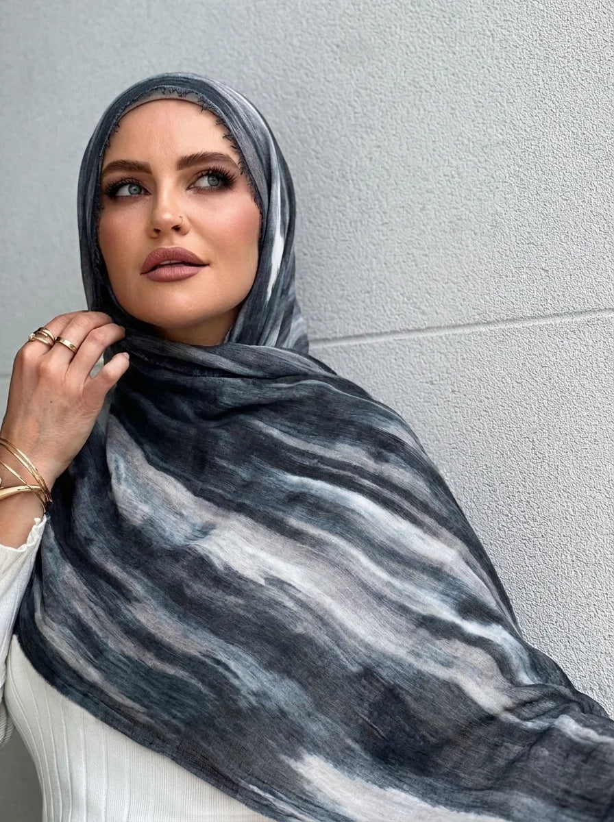 Women Big Size Plain Solid Cotton Rayon Crease Hijab Scarf Lady High Quality Wraps and Shawls Musulman Headband Islamic Turban