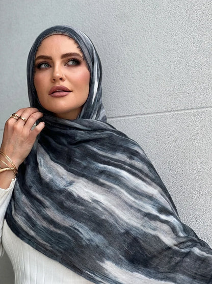 Women Big Size Plain Solid Cotton Rayon Crease Hijab Scarf Lady High Quality Wraps and Shawls Musulman Headband Islamic Turban
