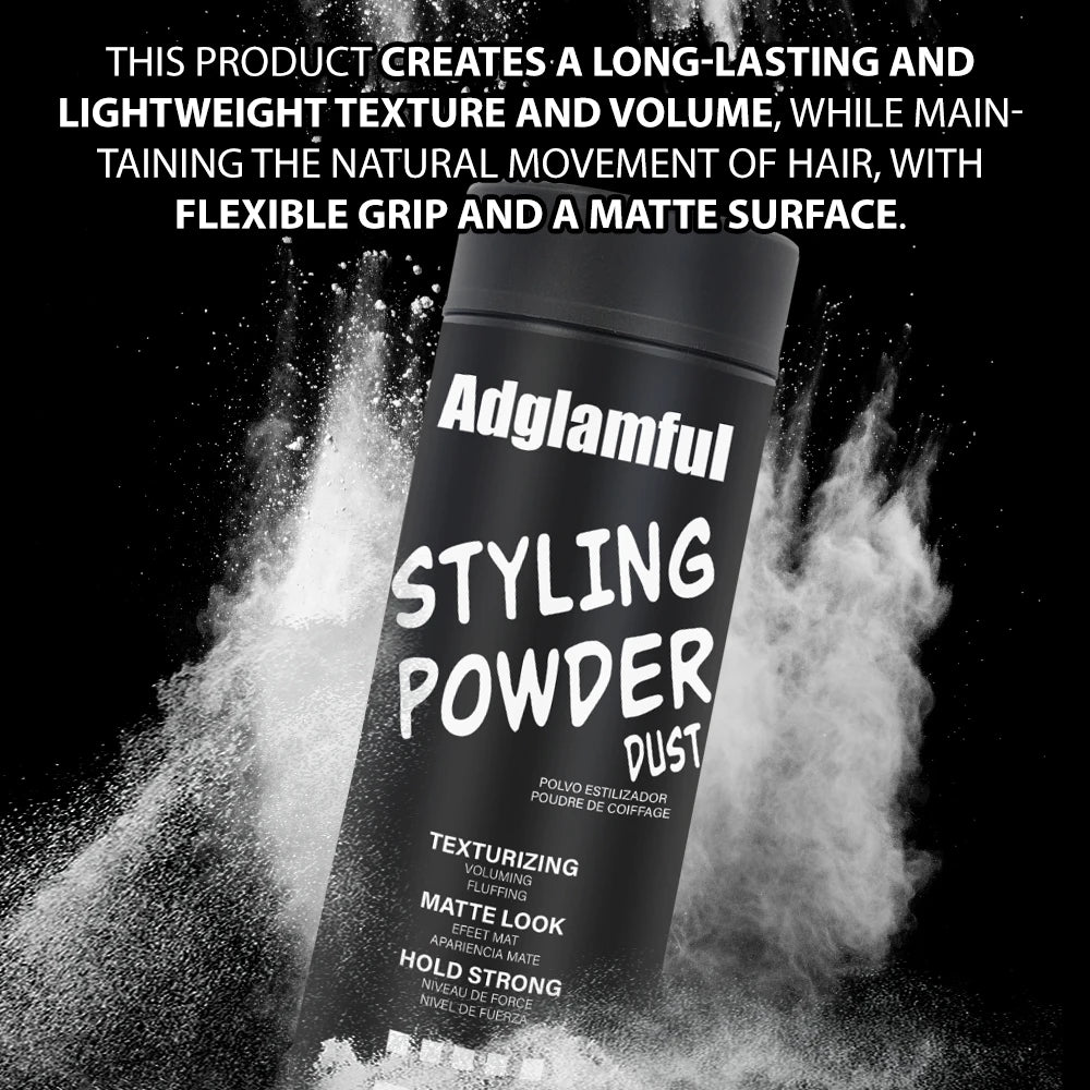 Men’s Oil-Control Styling Powder 25g - Absorbs Oil & Sweat,5-Second Root Lift, Lightweight Texture, 24H Hold for Voluminous Hair