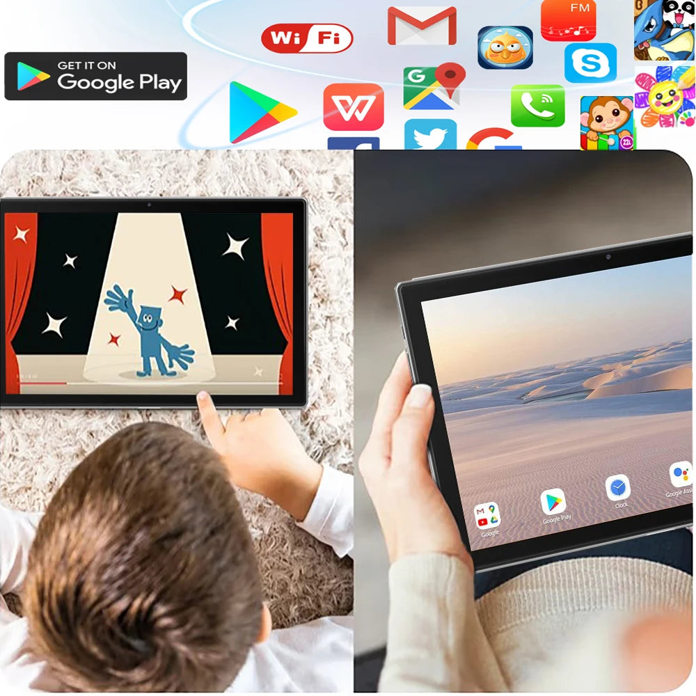 Global Version BDF G10 Android13 Tablet 10.1 Inch 8GB/128GB Tablets Octa Core 3G 4G Lte WiFi Bluetooth