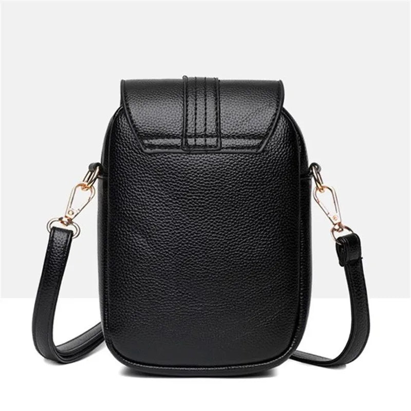 Stylish Flip Open Pu leather Crossbody Bags for Women Versatile Shoulder Purses Phone Pouch Pocket