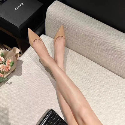 Ladies' inner height increase 3CM flat sole single shoe patent leather solid color versatile casual shallow mouth single shoe