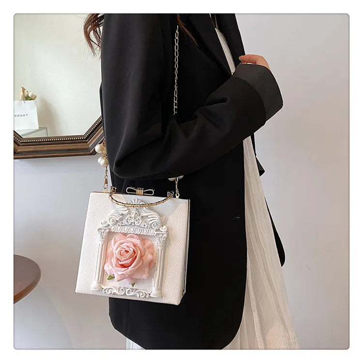 Luxury Angel Female Handbags Fashion Pearl Women Bag Cross Body Brand Leather Women Shoulder Bag Ladies Hand Bags