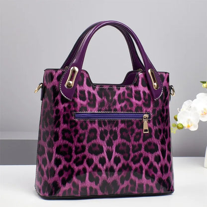 New Patent Leather Handbag Banquet Dress One-shoulder Cross-body Bags Large-capacity Female Daily Design Totes Shopping Bag