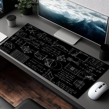 mathematical formula MousePad Mouse Pad Large Computer Office Table Mat XXL Anti-slip HD Gaming Keyboard Mousepads Long Desk Mat